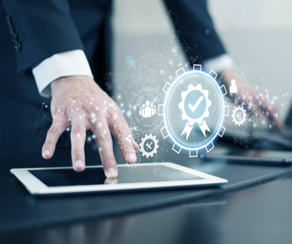 Hands on Tablets on table